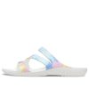 Crocs (WMNS) Swiftwater Crocs Casual Multi-Color Tie Dye Sandalen „Weiß“ 206894-928 Crocs (WMNS) Swiftwater Crocs Casual Multi-Color Tie Dye Sandalen „Weiß“ 206894-928