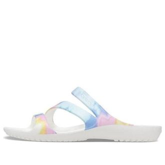 Crocs (WMNS) Swiftwater Crocs Casual Multi-Color Tie Dye Sandalen „Weiß“ 206894-928