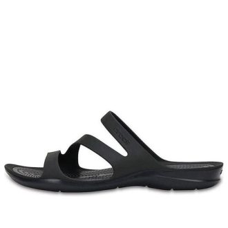 Crocs (WMNS) Swiftwater Hausschuhe „Schwarz“ 203998-060