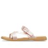 Crocs (WMNS) Tulum Shimmer Zehenstegsandalen „Pink Clay“ 208666-6TY