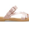 Crocs (WMNS) Tulum Shimmer Zehenstegsandalen „Pink Clay“ 208666-6TY