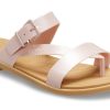 Crocs (WMNS) Tulum Shimmer Zehenstegsandalen „Pink Clay“ 208666-6TY