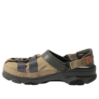 Crocs x Beams Angelweste Classic Clogs „Tan Dusty Olive“ 206685-2ZD