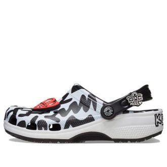 Crocs x Keith Haring Classic Clog „Schwarz Weiß“ 209488-001