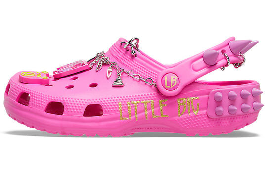 Crocs x LittleBig Klassische Clog-Sandalen „Pink“ 207546-6QQ Crocs x LittleBig Klassische Clog-Sandalen „Pink“ 207546-6QQ