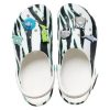 Crocs x Ron English Klassische Clogs „Animal Stripes“ 207619-100