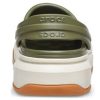 Crocsband Full Force Sandalen mit dicker Sohle, Grün, Unisex, 206122-34E