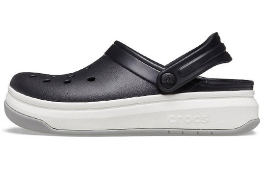 Crocsband Full Force Sandalen mit dicker Sohle Schwarz Weiß Unisex 206122-066 Crocsband Full Force Sandalen mit dicker Sohle Schwarz Weiß Unisex 206122-066