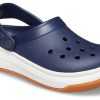 Crocsband Full Force Sandalen mit dicker Sohle, Unisex, Blau/Weiß, 206122-462