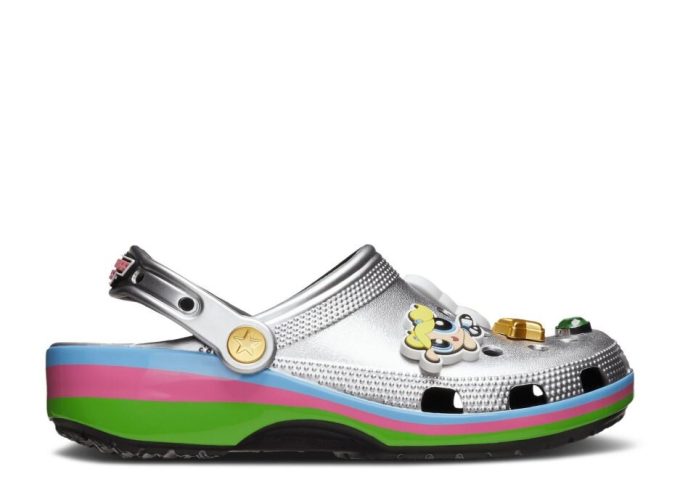 Die Powerpuff Girls x Classic Clog „Metallic Silver“ Die Powerpuff Girls x Classic Clog „Metallic Silver“