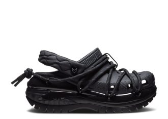 Rauw Alejandro x Mega Crush Clog „Schwarz“