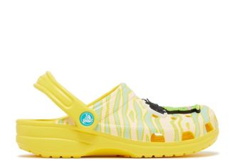 Ron English x Classic Clog Kids „Party Animals – Zebra Lemon“
