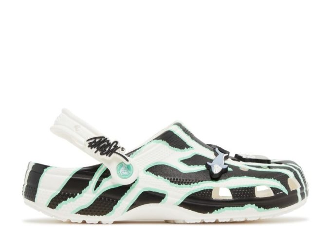 Ron English x Klassischer Clog „Animal Stripes“