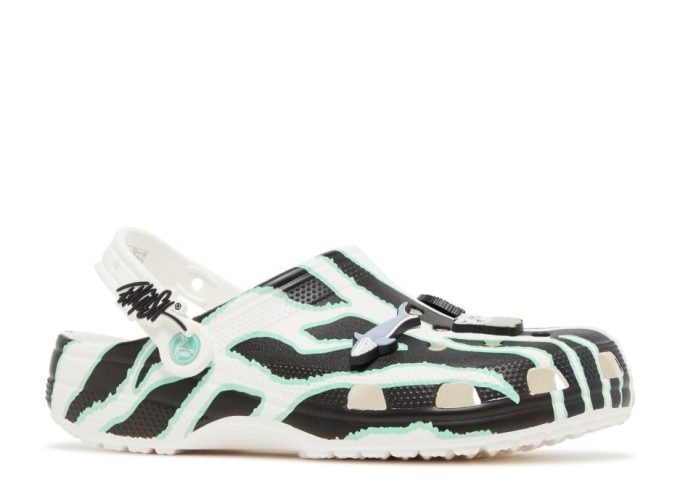 Ron English x Klassischer Clog „Animal Stripes“